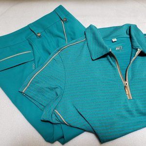 TAIL tech Ladies Small Golf Set shorts and Top